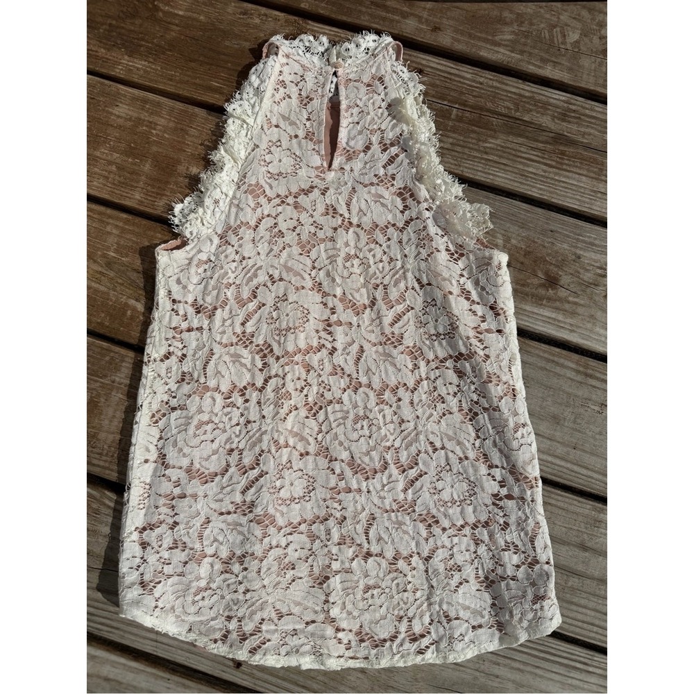 Suzel Lace Sleeveless Blouse – Women's Size Small - Picture 3 of 3